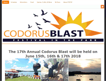 Tablet Screenshot of codorusblast.org
